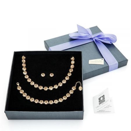 Seturi cadou cristale Swarovski - Set cadou cristale Swarovski Valery Golden Shadow