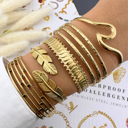 Bratara Alexis Collection ALX87125B placata cu aur 18K [2]