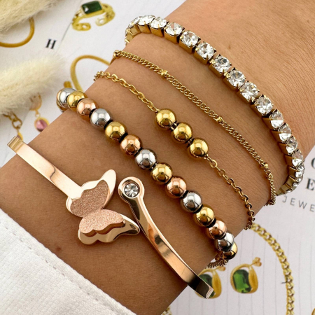 Bratara Alexis Collection ALX87166B placata cu aur 18K [1]