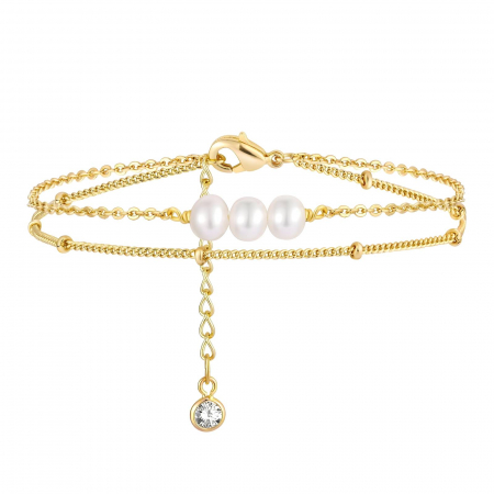 Bratari Alexis Collection 18K Gold Plated - Bratara Alexis Collection ALX87178B placata cu aur 18K