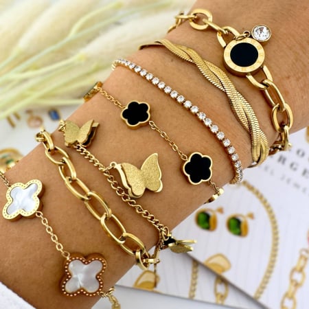 Bratara Alexis Collection ALX87295B placata cu aur 18K [1]