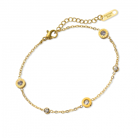 Bratari Alexis Collection 18K Gold Plated - Bratara Alexis Collection ALX87298B placata cu aur 18K