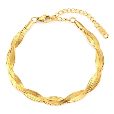 Bratari Alexis Collection 18K Gold Plated - Bratara Alexis Collection ALX87312B placata cu aur 18K