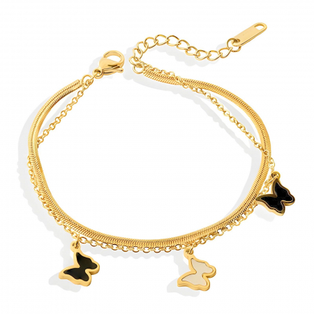 Bratari Alexis Collection 18K Gold Plated - Bratara Alexis Collection ALX87314B placata cu aur 18K
