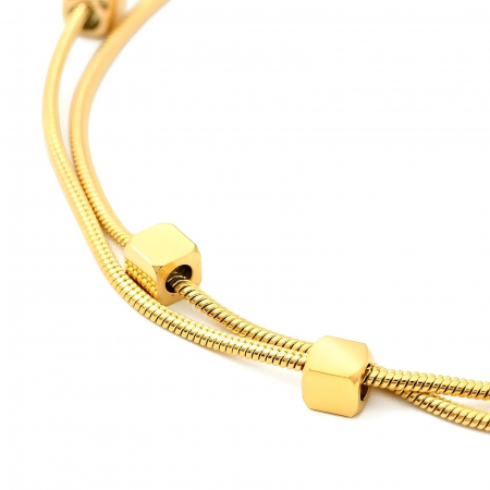 Bratara Alexis Collection ALX87315B placata cu aur 18K [1]