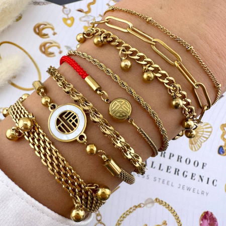 Bratara Alexis Collection ALX87324B placata cu aur 18K [2]
