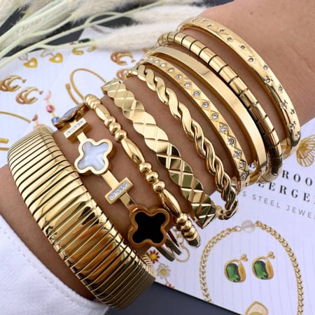 Bratara Alexis Collection ALX87413B placata cu aur 18K [1]