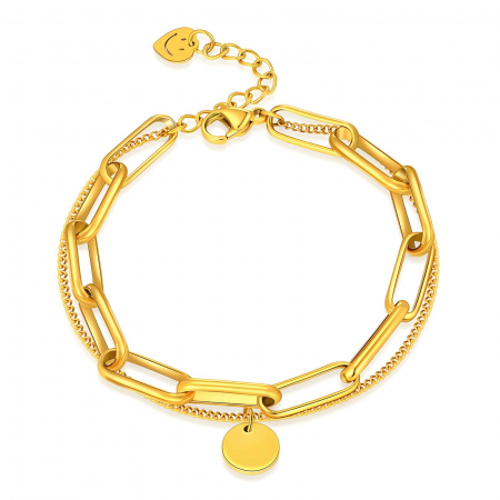 Bratari Alexis Collection 18K Gold Plated - Bratara Alexis Collection ALX87437B placata cu aur 18K