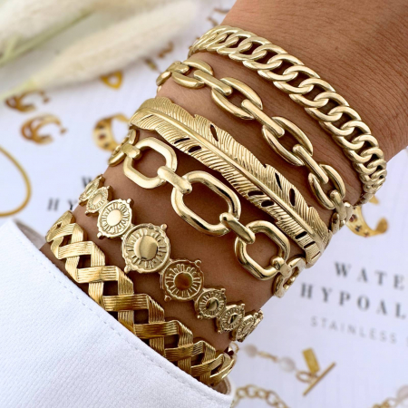 Bratara Alexis Collection ALX87615B placata cu aur 18K [1]