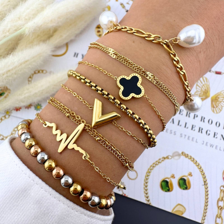 Bratara Alexis Collection ALX87677B placata cu aur 18K [1]