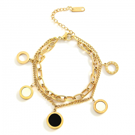 Bratari Alexis Collection 18K Gold Plated - Bratara Alexis Collection ALX87766B placata cu aur 18K