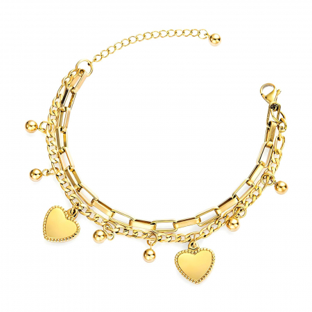 Bratari Alexis Collection 18K Gold Plated - Bratara Alexis Collection ALX87782B placata cu aur 18K