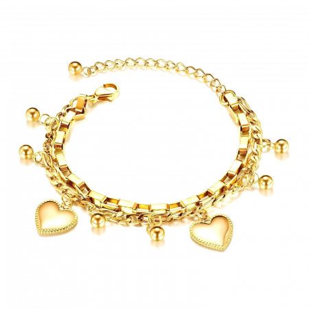 Bratara Alexis Collection ALX87782B placata cu aur 18K [1]