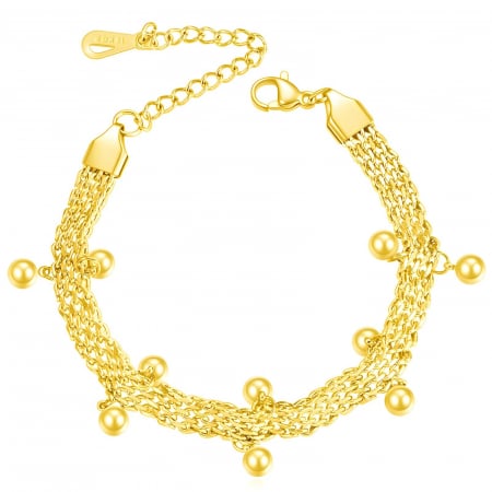 Bratari Alexis Collection 18K Gold Plated - Bratara Alexis Collection ALX88195B placata cu aur 18K
