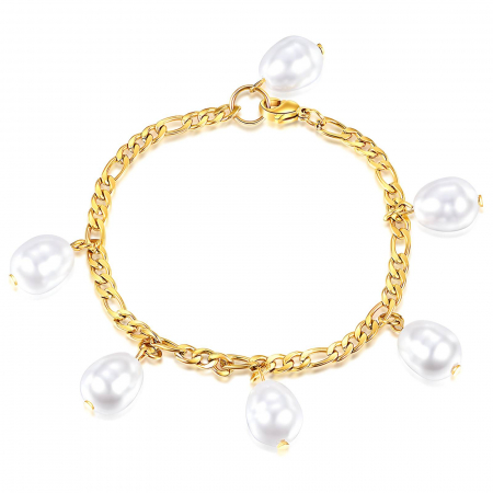 Bratari Alexis Collection 18K Gold Plated - Bratara Alexis Collection ALX88210B placata cu aur 18K