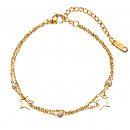 Bratari Alexis Collection 18K Gold Plated - Bratara Alexis Collection ALX88301B placata cu aur 18K