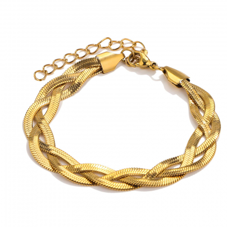 Bratari Alexis Collection 18K Gold Plated - Bratara Alexis Collection ALX88432B placata cu aur 18K