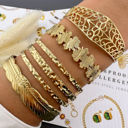 Bratara Alexis Collection ALX88617B placata cu aur 18K [1]
