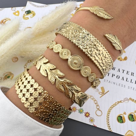 Bratara Alexis Collection ALX88618B placata cu aur 18K [1]