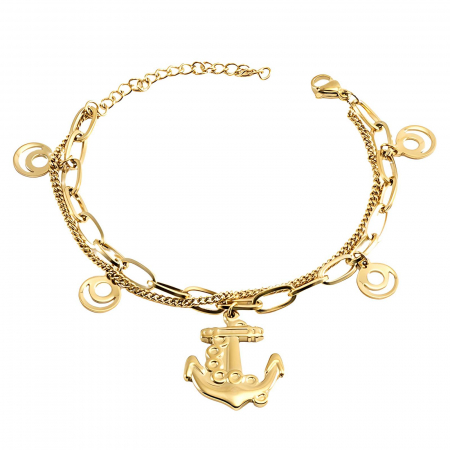 Bratari Alexis Collection 18K Gold Plated - Bratara Alexis Collection ALX89207B placata cu aur 18K