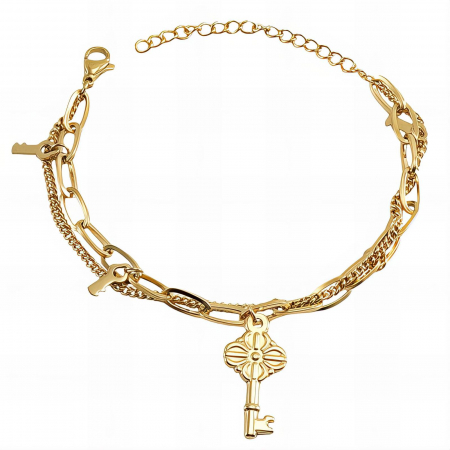 Bratari Alexis Collection 18K Gold Plated - Bratara Alexis Collection ALX89378B placata cu aur 18K