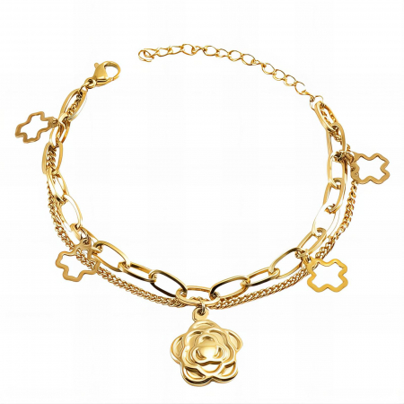 Bratari Alexis Collection 18K Gold Plated - Bratara Alexis Collection ALX89380B placata cu aur 18K