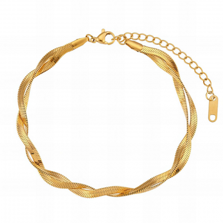 Bratari Alexis Collection 18K Gold Plated - Bratara Alexis Collection ALX89604B placata cu aur 18K