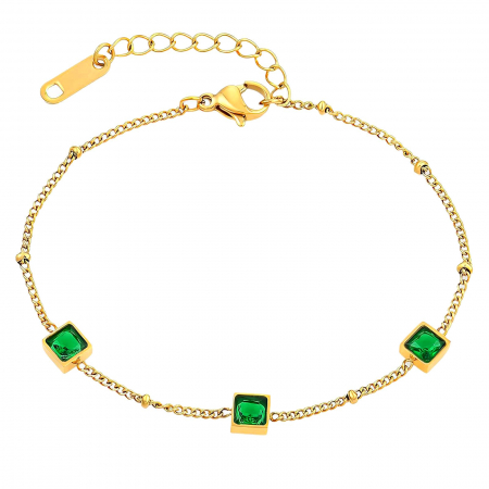 Bratari Alexis Collection 18K Gold Plated - Bratara Alexis Collection ALX90241B placata cu aur 18K