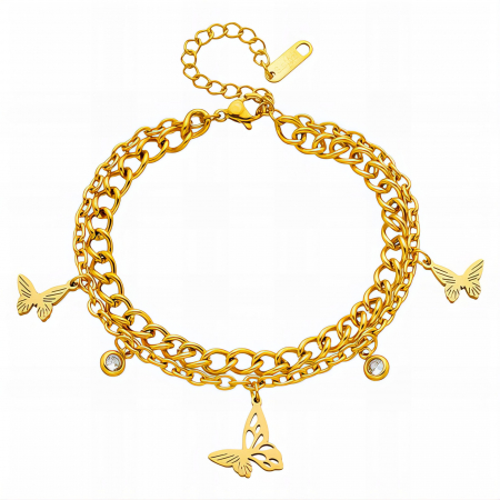 Bratari Alexis Collection 18K Gold Plated - Bratara Alexis Collection ALX90435B placata cu aur 18K