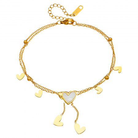Bratari de picior Alexis Collection 18K Gold Plated - Bratara de picior Alexis Collection ALX90683BP placata cu aur 18K