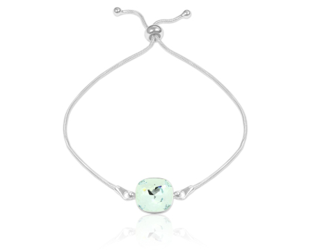 BIJUTERII ARGINT - Bratara din argint cu cristale Primero Square Fancy Light Azore