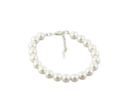 BIJUTERII ARGINT - Bratara din argint cu perle de cultura Primero Purity White 8mm