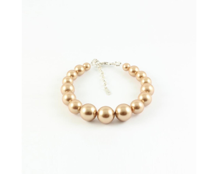 Bratara din argint cu perle de cultura Primero Serenity Bronze [2]