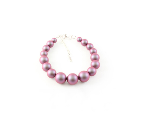 Bratara din argint cu perle de cultura Primero Serenity Iridescent Red [2]