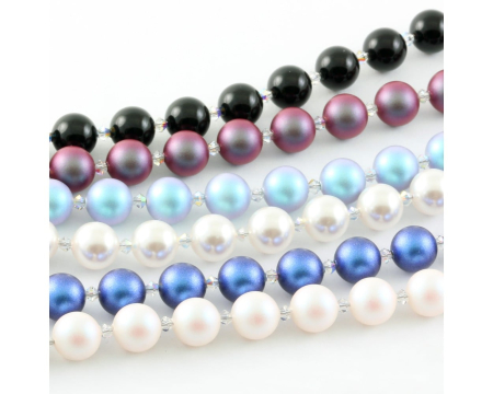 Bratara din argint cu perle de cultura Primero Soft Iridescent Light Blue [1]