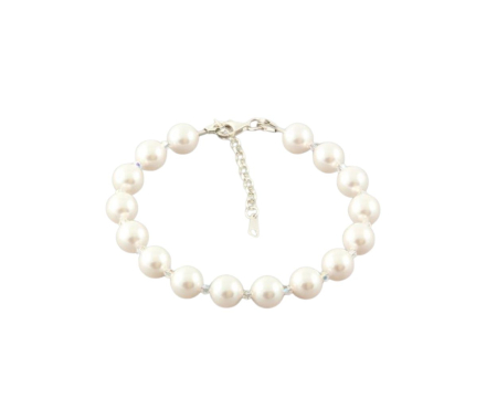 Bratari argint - Bratara din argint cu perle de cultura Primero Soft White