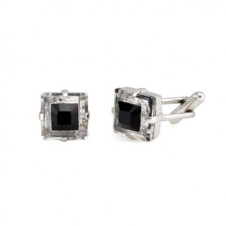 Butoni cristale Swarovski - Butoni cristale Swarovski 4439 Black