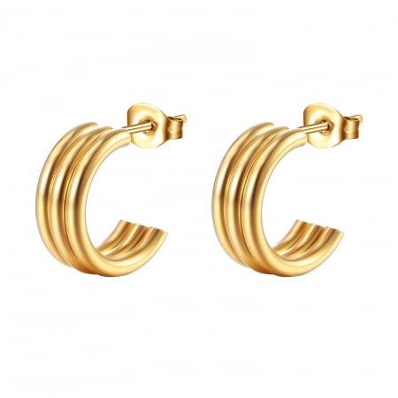 Cercei Alexis Collection 18K Gold Plated - Cercei Alexis Collection ALX87062 placati cu aur 18K