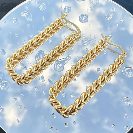 Cercei Alexis Collection ALX87067 placati cu aur 18K [1]