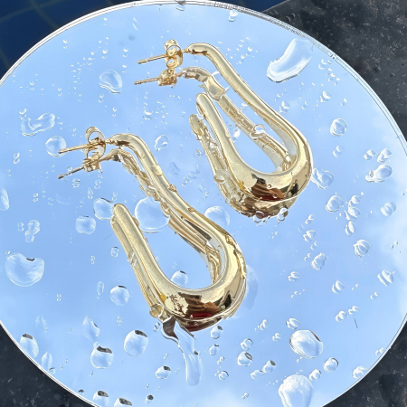 Cercei Alexis Collection ALX87068 placati cu aur 18K [1]