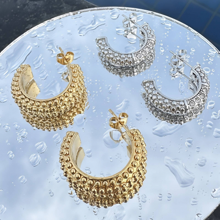 Cercei Alexis Collection ALX87069 placati cu aur 18K [1]