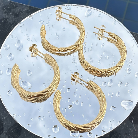 Cercei Alexis Collection ALX87213 placati cu aur 18K [1]