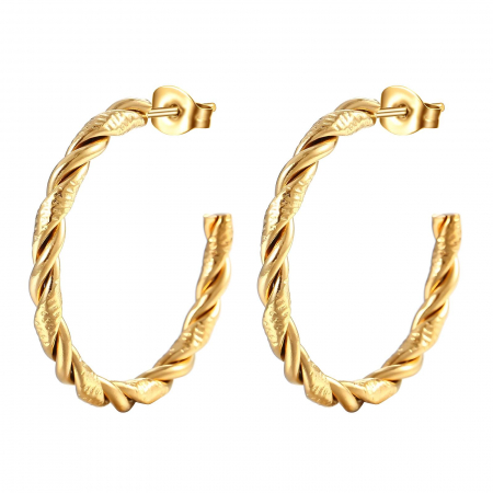Cercei Alexis Collection 18K Gold Plated - Cercei Alexis Collection ALX87214 placati cu aur 18K
