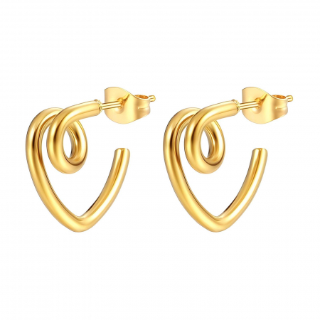 Cercei Alexis Collection 18K Gold Plated - Cercei Alexis Collection ALX87215 placati cu aur 18K