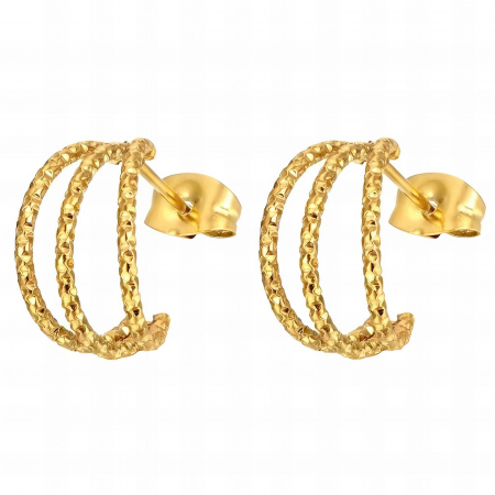 Cercei Alexis Collection 18K Gold Plated - Cercei Alexis Collection ALX87230 placati cu aur 18K
