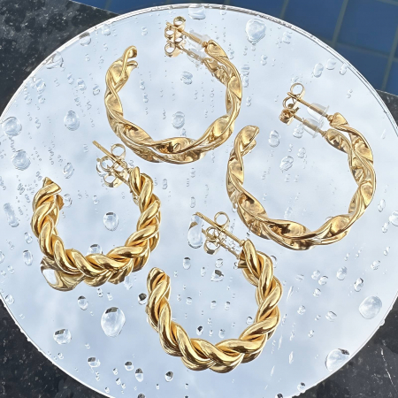 Cercei Alexis Collection ALX87247 placati cu aur 18K [1]