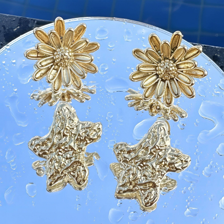 Cercei Alexis Collection ALX87262 placati cu aur 18K [1]