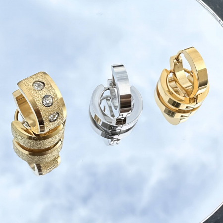 Cercei Alexis Collection ALX87442 placati cu aur 18K [1]
