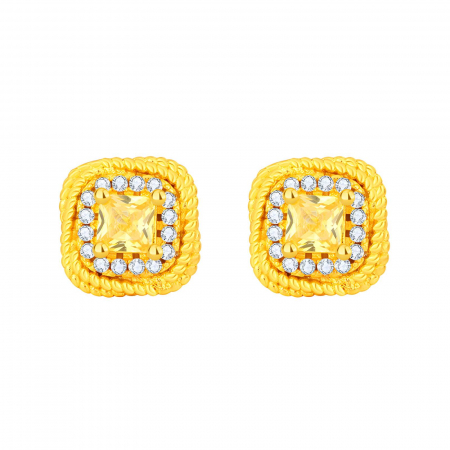 Cercei Alexis Collection 18K Gold Plated - Cercei Alexis Collection ALX87739 placati cu aur 18K