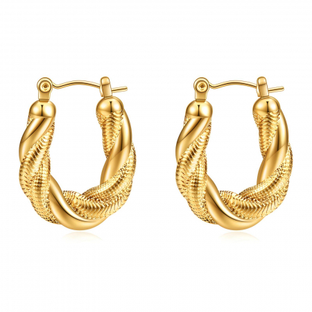 Cercei Alexis Collection 18K Gold Plated - Cercei Alexis Collection ALX88150 placati cu aur 18K